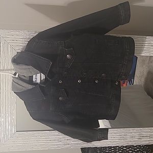 Krew's Closet- Ash black Jean jacket